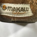 MAKALU CALIFORNIA NALANI SUEDE LEATHER BOOTS TIERED FRINGE GIRLS BROWN 3.5 YOUTH Size undefined Photo 4