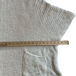 Steve Madden NEW w/tags cream chenille poncho sweater w/pockets One Size Photo 6