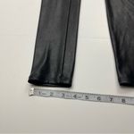 Spanx  Black Faux Leather Black Leggings Womens‎ Size Medium Petite Pull-On *FLAW Photo 10