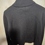 Tuckernuck Black and Gold Cowl Turtleneck Sweater Photo 4
