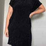Madewell NWT Black Mini Dress With Flowy Sleeves And Cute Button Detail Photo 0
