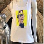 Fruit of the Loom Girl with Ball 1961 Painting Recreation '91 Tank Top Size L Photo 0
