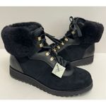 Cole Haan Boots Size 6.5B Womens Hiking Waterproof Black Lugged Sole Booties NEW Photo 3