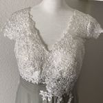 Women’s Ivory Lace Top Chiffon V Photo 1