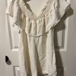 Cotton Candy LA Cream Smocked Romper Medium NWT Photo 1