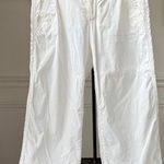 Anthropologie  Hei Hei White Wide Leg Crop Pants 29 Photo 0