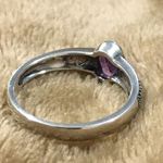 JACK JUDITH  Amethyst Marcasite Sterling 925 Ring Photo 6