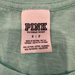 Victoria's Secret PINK  I Hate Running Graphic Athletic TankTop Womens Small Green Photo 3