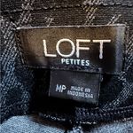 Loft  never worn grey cheetah leopard print leggings size medium petite Photo 2