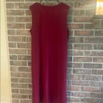 Susan Graver  Sleeveless Cranberry Plus Midi Dress Photo 2
