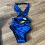 Balmain NWT  cut out halter neck swimsuit Photo 3