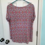 Market & Spruce ‎ Size Large Printed Short Sleeve Top Photo 6