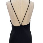 Free People  Beach Black Viscose Jersey Strappy Midaxi Dress‎ Size XS Photo 8