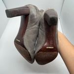 Cole Haan  Women's Nike Air Gray Suede Stacked Heel Tall Boots Size 8B Photo 5