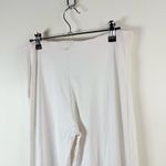 Sagaie Paris Vintage White Crochet Lace Trim Pants Size 6 Photo 3