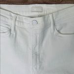 MOTHER The Mid Rise Dazzler Ankle Fray Women's White Jeans Size 31 Photo 5