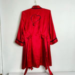 Linea Donatella  Robe/Chemise Set Crimson Red Size Medium Polyester Photo 2