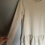 Forever 21 Light Tan Long Sleeve Sweater Dress Photo 2