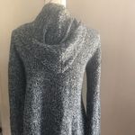 No Boundaries  Black Cardigan Hoodie with Fringe Medium Photo 11