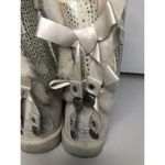 UGG  Limited Edition Bailey Bow Boots Silver‎ With Crystal Like Gems Women's Sz 5 Photo 5