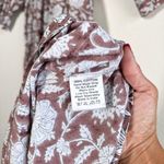 DOI Sahana Gown Maxi Dress Brown Floral Print Size M Photo 8
