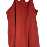 Girlfriend Collective  Paloma Dress Burnt Orange Active Wear Mini Dress 6X Photo 0