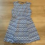 Title Nine  Diamalete Dress Blue Geometric A-line Outdoors Hiking Size M Photo 0