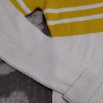 Vintage Barry Co. Vneck collegiate sweater Yellow Size M Photo 2