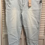 Wallflower Josie Light‎ Wash Skinny Denim Jeans Size 22 High Rise Logo NWT Blue Photo 0