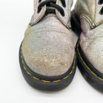 Dr. Martens  Womens Combat Boots Size 5 Glitter Punk Rave Alt Festival Goth Photo 3