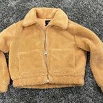 Urban Outfitters Cropped Teddy Jacket Photo 2