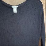 H & M Black loose knit sweater. Size XS Photo 10