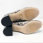 Tory Burch NEW Kira 70MM Bootie Stamped Snake Leather Grey Black in Warm Roccia Photo 6