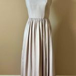 WHITE BY VERA WANG | Blush Halter Gown Sz 0 Pink Photo 1