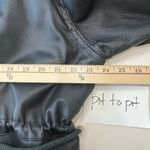 Vintage Middlebrook Park Genuine Leather Hooded‎ Jacket Drawstring Black Large Photo 10