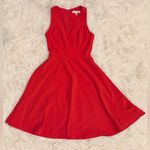 Dress the Population NWOT Catalina Fit and Flare Cocktail Dress in Poppy Sz S Photo 6