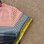 BLUED Ladies Striped Y2K Short Sleeve Polo Shirt Blue Size undefined Photo 5