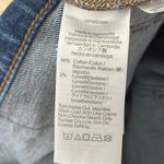 Madewell  Blue Mid Rise Kick Out Crop Jeans Size 28 Elkton Square Patch Pocket Photo 9