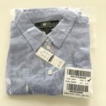 J.Crew NWT Garçon Classic Shirt Baird McNutt Irish Linen French Blue Photo 4
