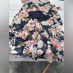 Eliza J  Floral Print 3/4 Balloon Sleeve Faux Wrap Hi-Low Maxi Dress Photo 2