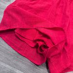 Listicle  Rowan Red Tie Romper Medium Bell Sleeve Photo 5