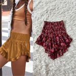 Free People Featherweight Layering Shorts MULTICOLOR Boho Style size Small NWOT Photo 1