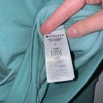 Athleta Purana V Neck Wrap Sweatshirt L Seafoam Photo 3