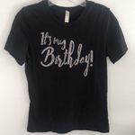 Bella Canvas 3 Birthday Celebration T-shirts.  Size S/M. Photo 1