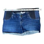 Isabel Maternity MIDI Short Short Jean Shorts Size 2/26 Photo 7