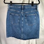 J.Crew Denim Skirt Button Front Mini Skirt Women's Size 28 Blue Jean Classic Photo 5