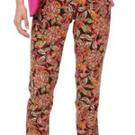 J.Crew NWT  Jamie Floral Elastic Waist Pull On Ankle Pant Size 2 Photo 0
