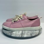 Vionic Shoes Woman's 7 Pink Canvas Lace Up Sunny Pisces Arch Support Comfort Photo 3