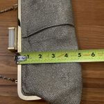 Kate Landry Champagne Gold Glitter Evening Bag Clutch 5x11 Photo 7