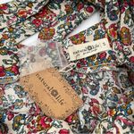 Natural Life New Sz Small High Neck Tiered Mini Dress Floral Print Tie Back Photo 6